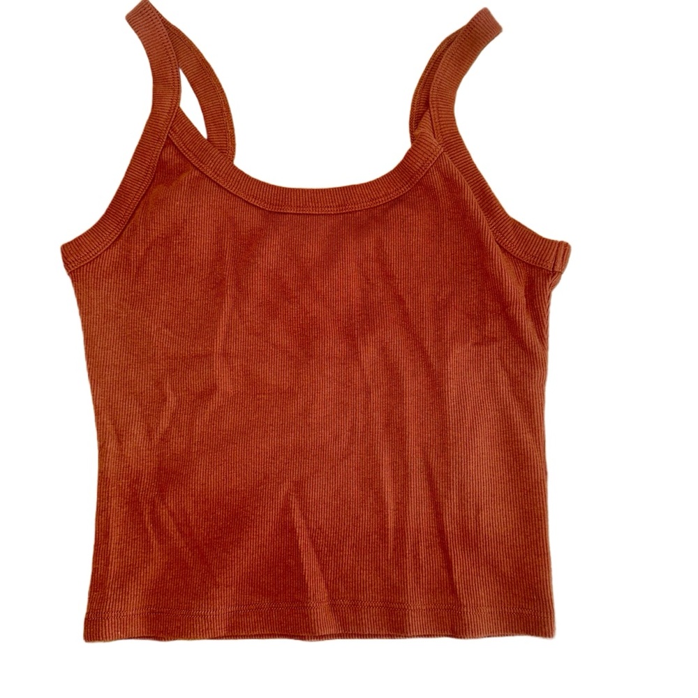 NWT Abercrombie Basic Tank in rust- Size Medium - Picture 3 of 10